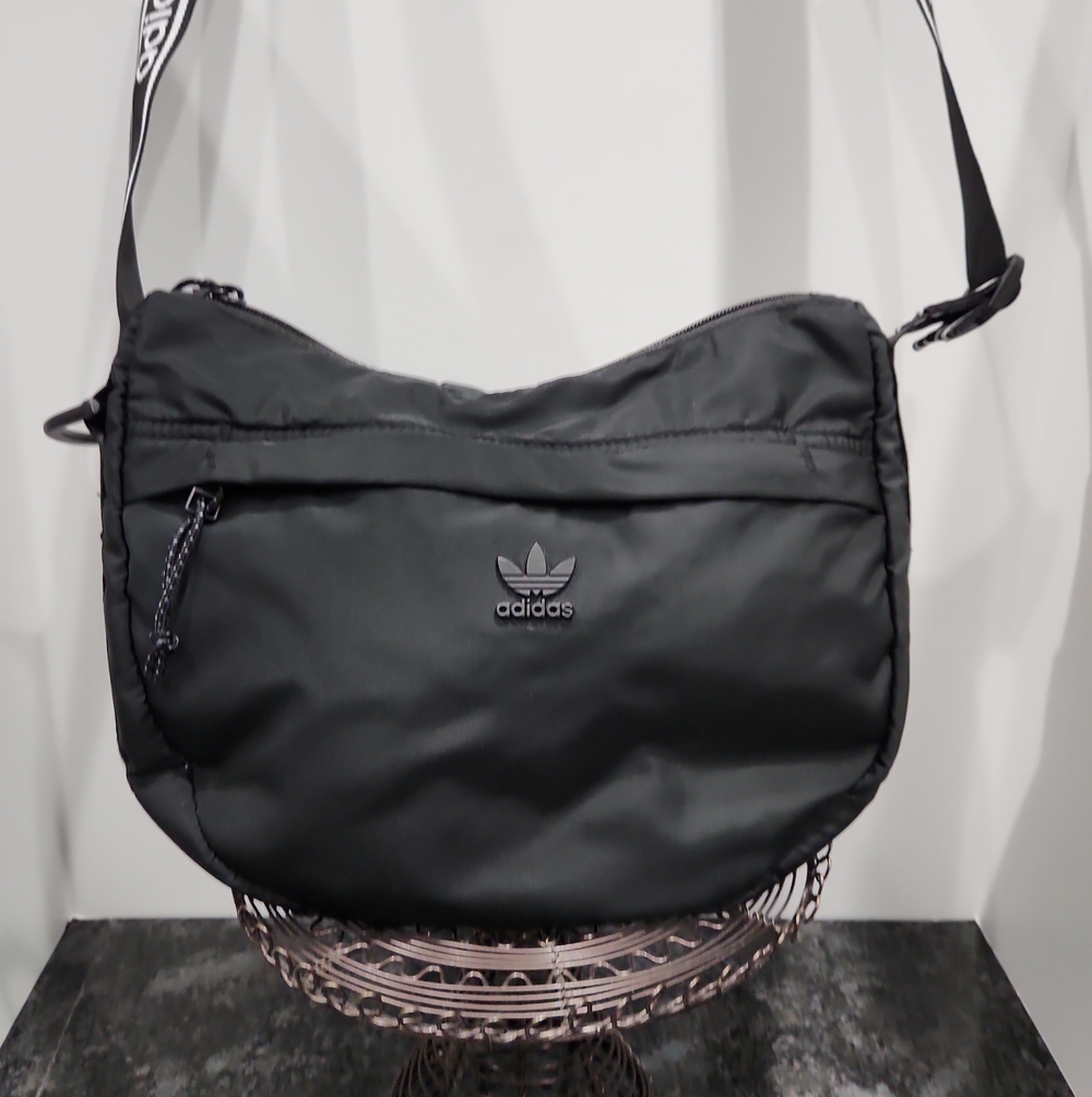 Adidas Black Nylon Crossbody Belt Bag